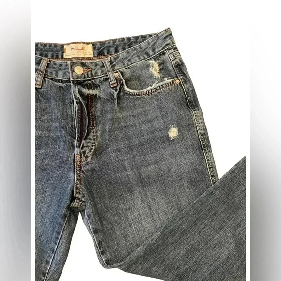 We the Free Free People Distressed Straight Jeans Size 28 - Picture 3 of 9